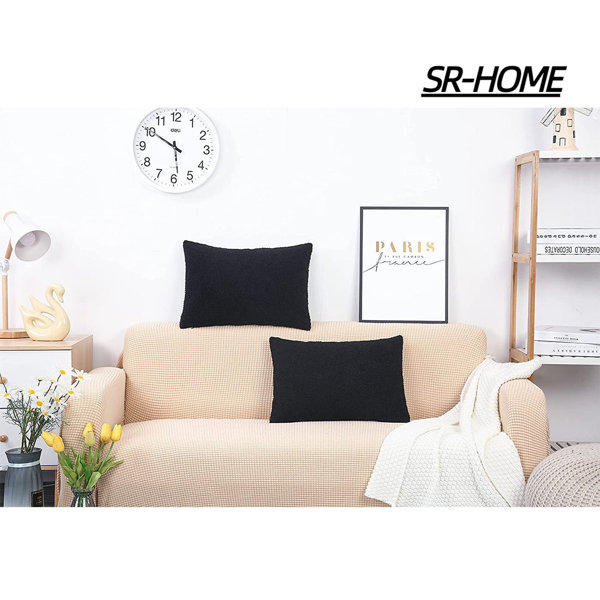 SRHOME Fleece Pillow Cover Wayfair